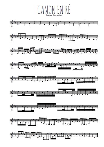 Canon de Pachelbel de Johann Pachelbel